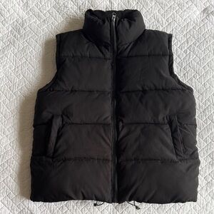 Black Puffer Vest